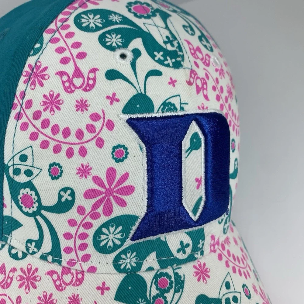 Duke Blue Devils YOUTH Hat Teal Pink Adjustable '47 Kids Baseball Cap